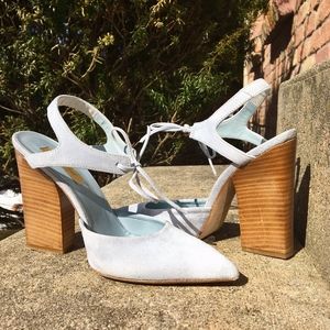 Dee Keller "Mallory" D'Orsay Stacked Block Heels